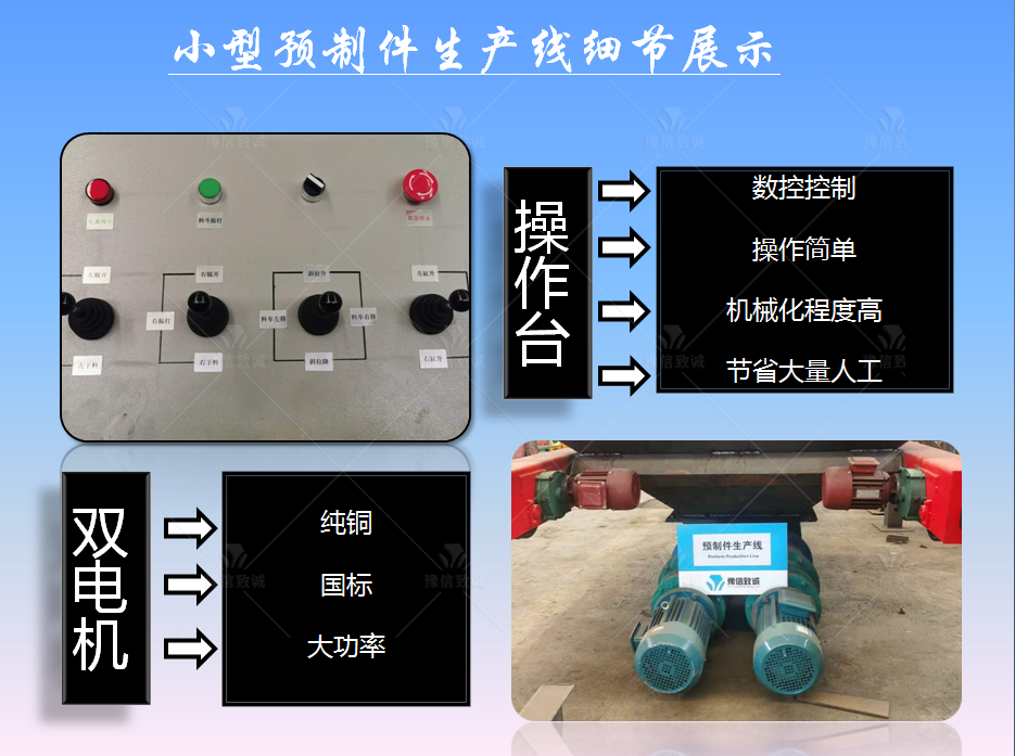 小型預制件生產(chǎn)設備細節(jié)展示